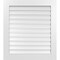 Ekena Millwork Vertical Surface Mount PVC Gable Vent: Functional, w/ 3-1/2"W x 1"P Standard Frame, 32"W x 36"H GVPVE32X3601SF - alternate 1